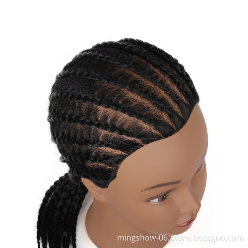 factory supplier training head  hand tied  braiding female training mannequin head for salon and school real hair